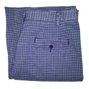 Liz Claiborne Liz Sport Blue Gray Checked Pant | 8